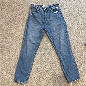 Abercrombie & Fitch Straight Leg Blue Jeans